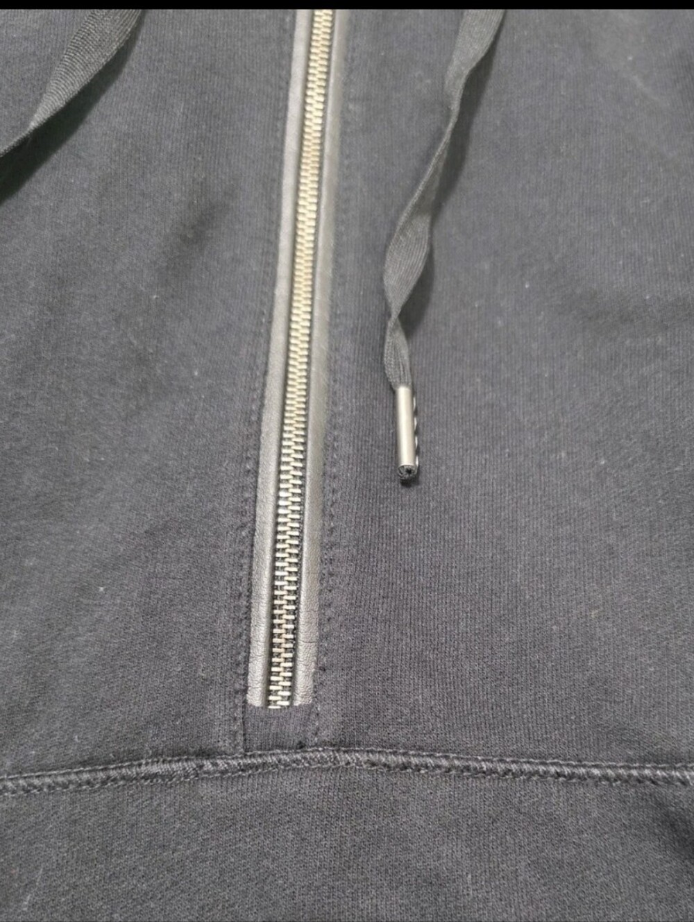 Lauren Ralph Lauren Black Full Zip Hoodie Sweatshirt Size L - Picture 6 of 10